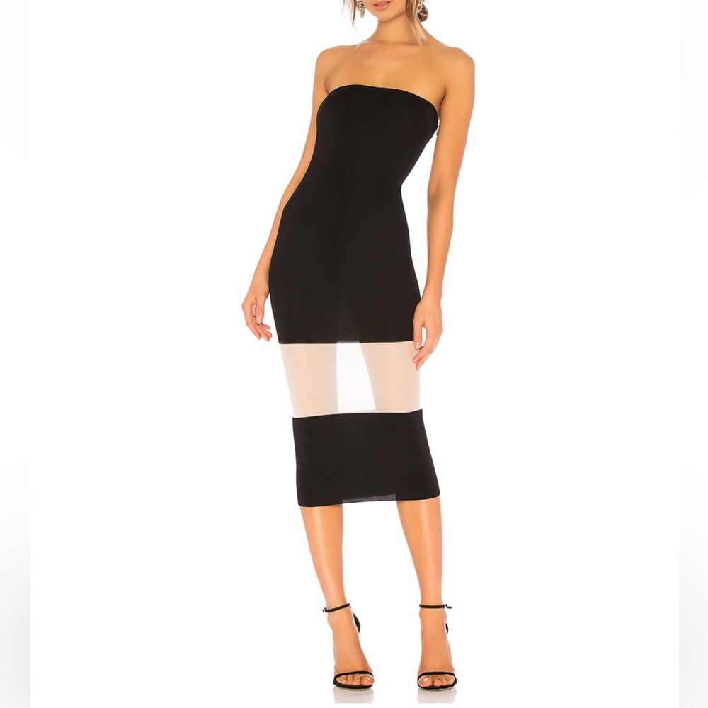 REVOLVE NBD Primeose Midi Dress in black